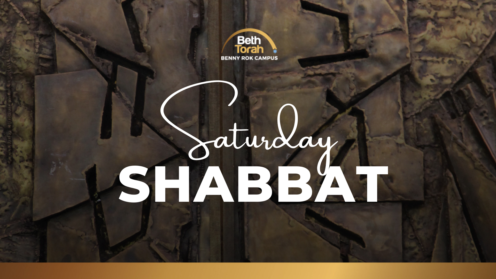 Saturday Shabbat